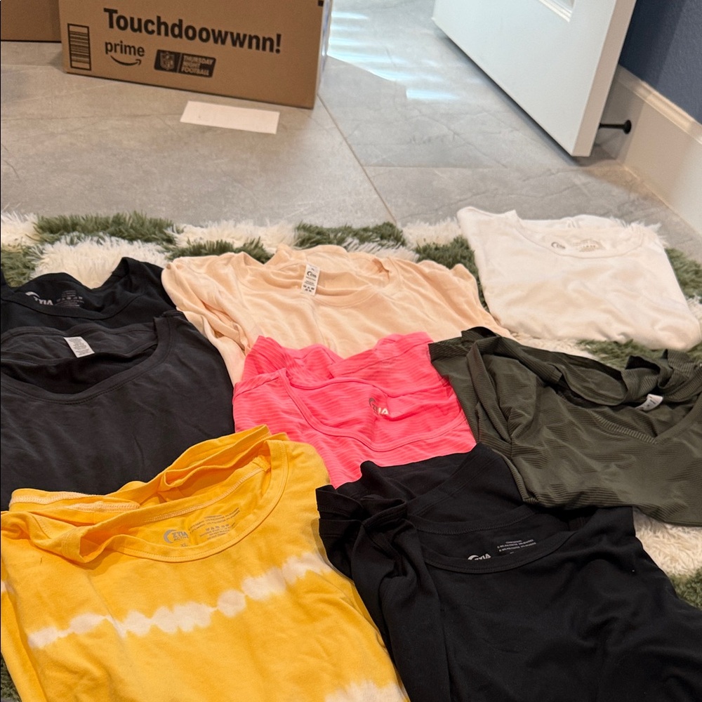 Assorted T-Shirts in Various Colors